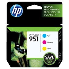 Genuine HP 951 Tri-Color Ink Cartridges Combo-Pack CR314FN