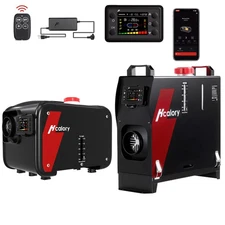Hcalory 8KW bluetooth Diesel Air Heater 110V 12V/24V for Campers Van Motorhome