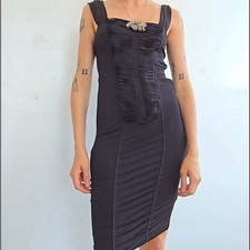 La Perla Cutouts Bodycon Dress Mini Black LBD...