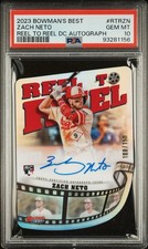 PSA 10 2023 Bowmans Best Zach Neto Rookie /150 Reel to Reel Auto Rookie RC