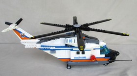 Lego City 60166 Heavy-Duty Rescue Helicopter 100% Complete W/Minifigures/Manuals