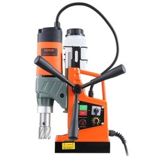 Magnetic Drill 1450W 12500N Portable Mag Drill Press 800RPM 10-Speed Regulation