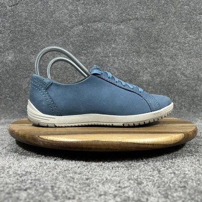 Dansko Leela Women's Sz EU 37 US 6.5 Blue Nubuck Leather Waterproof Shoes Used