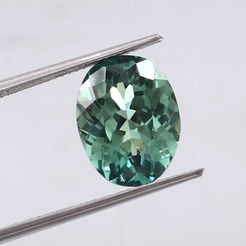 AAA Natural Medagascar Green Umba Sapphire Loose Oval Gemstone Cut 8.00 CT