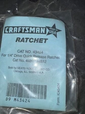 Sears Craftsman USA MADE Ratchet Repair Kit 43424 For 44807 44812 Quick Release