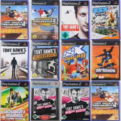 Sony PS2 Playstation 2 SSX Snowboarding Skateboarding Tony Hawk´s BMX Auswählen