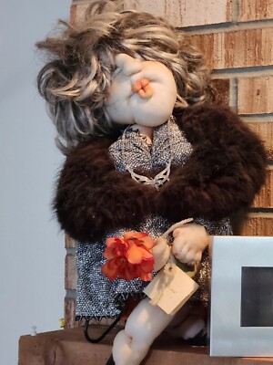 TWO Vintage Nylon Doll 80's ''Aunt Clara'' AND ''Sleepy Sal'' GUC See Pic HALLOWEEN!