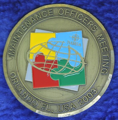 NATO NAMSA Precision Fires Rocket & Missile Systems Challenge Coin C-44