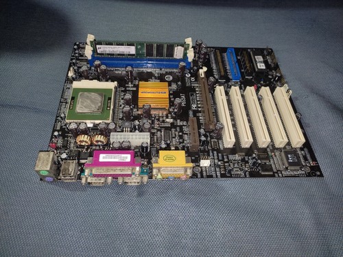 ECS P6S5AT ATX Motherboard Intel S370 Tualatin AGP DDR Retro Vintage SiS 635 - Afbeelding 4 van 12