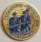 Wheatfield Union Colorized 24K Gold Plated Kennedy Half Dollar