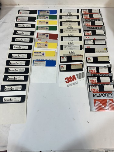 Commodore IBM Vintage Collection Lot Of 38 IBM-PC Games! 5.25" Floppy ...