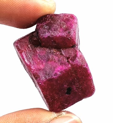 Rock Rough 200Ct Certified Natural African Red Ruby Chakri Uncut