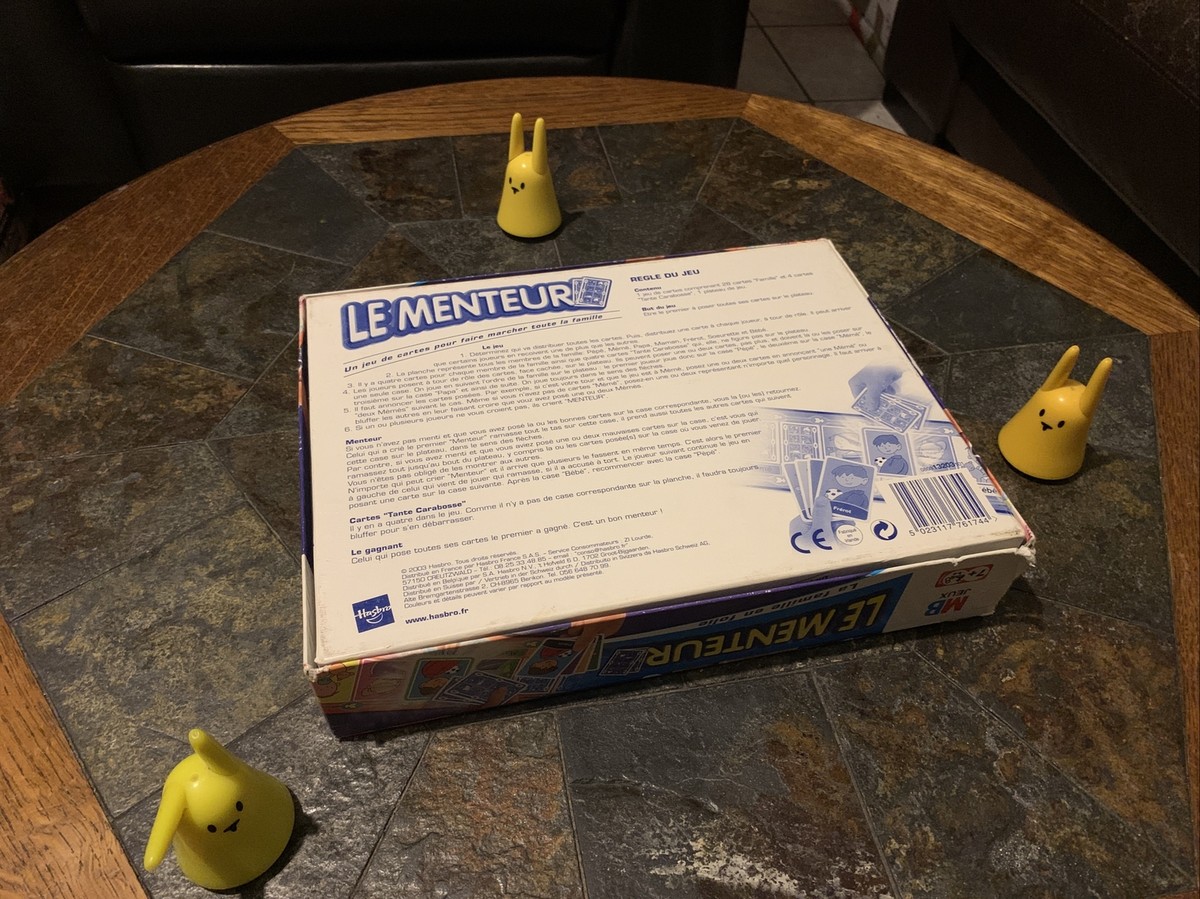 Jeu De Société Le Menteur Par Hasbro 2009 – Vintage, Occasion En Bon état Complet, Pour 2 Joueurs Et Plus