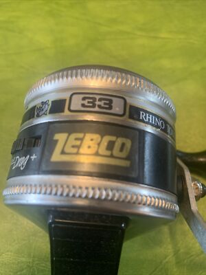 Vintage Zebco 33 Rhino Tough 1989 Brunswick casting reel Made USA