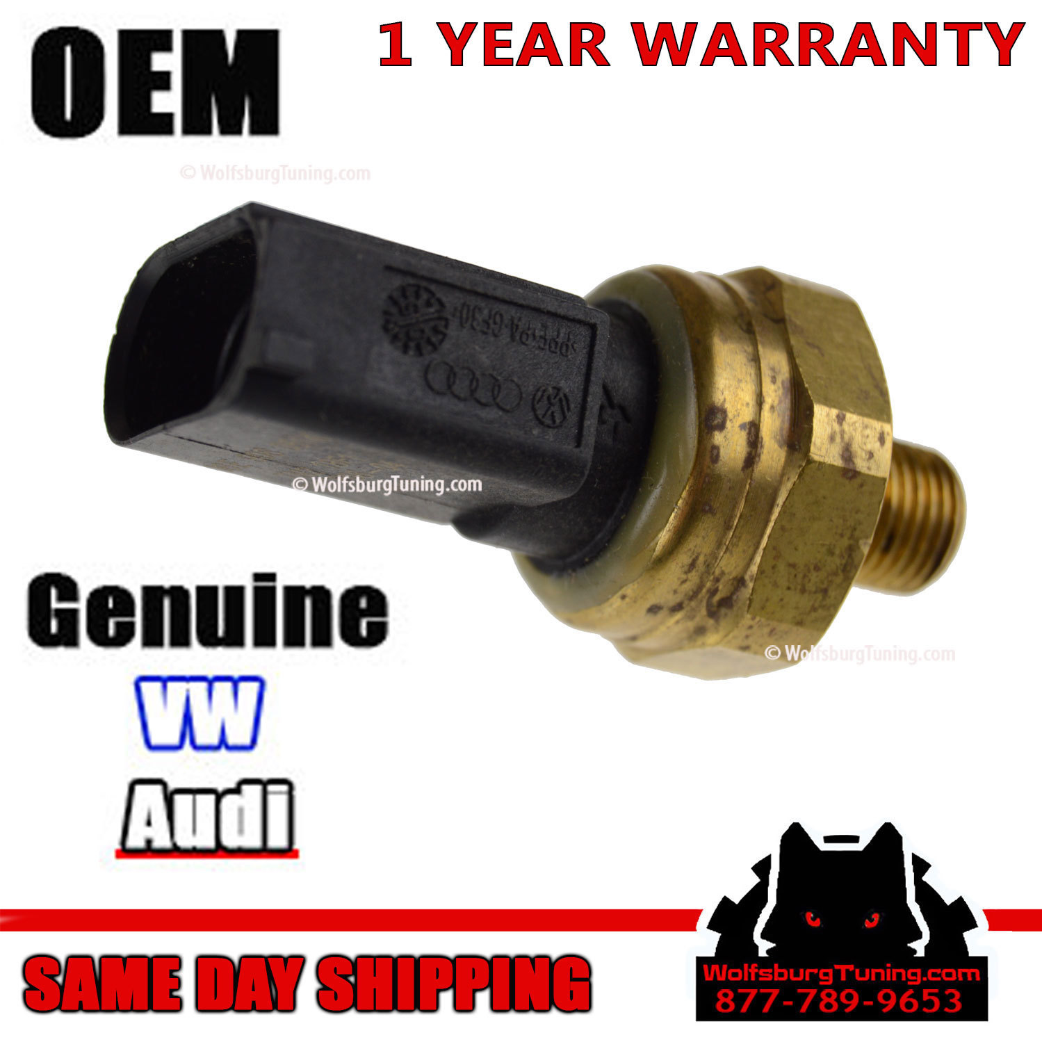 VW Audi Fuel Pressure Thrust Sensor 2.0T TSI FSI A4 A3 TT Jetta EOS