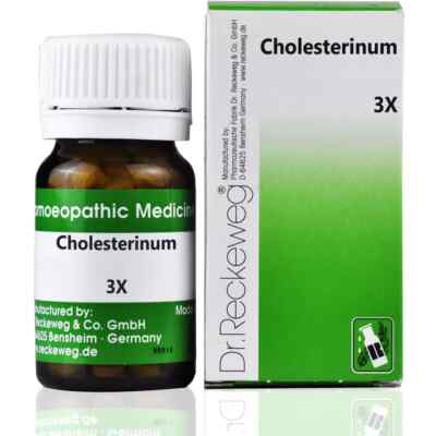 Pack of 5 Bottles Dr. Reckeweg Cholesterinum 3x Tablets 20gm