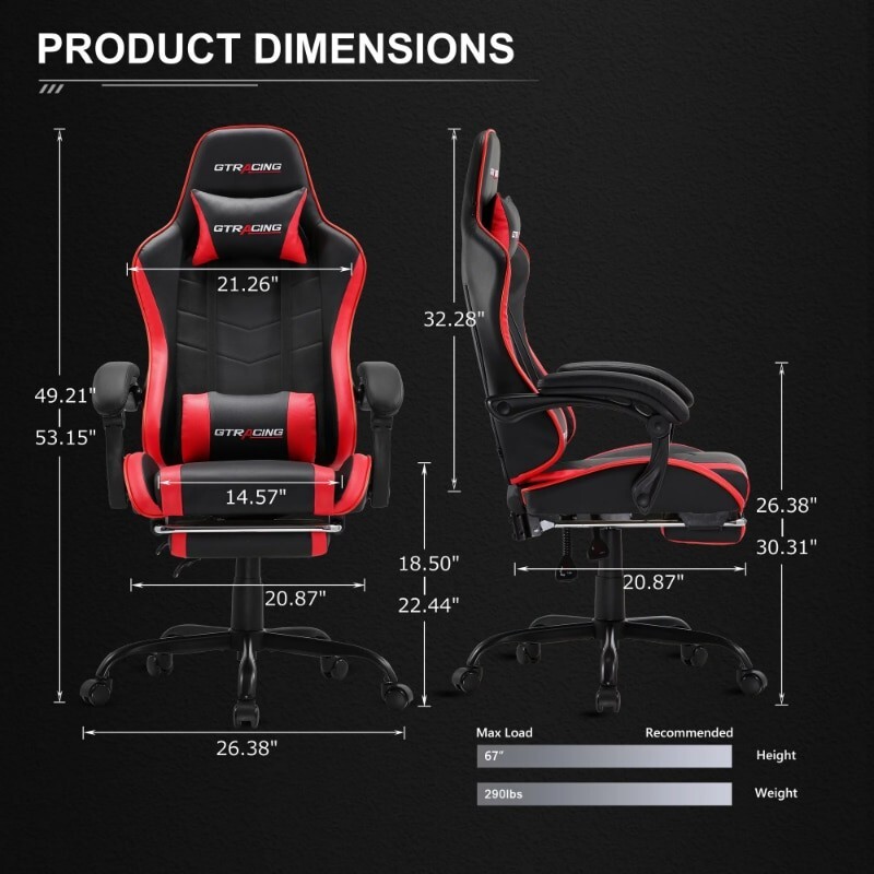 GTRACING PRO Series GT099 Computer Game Chair eBay