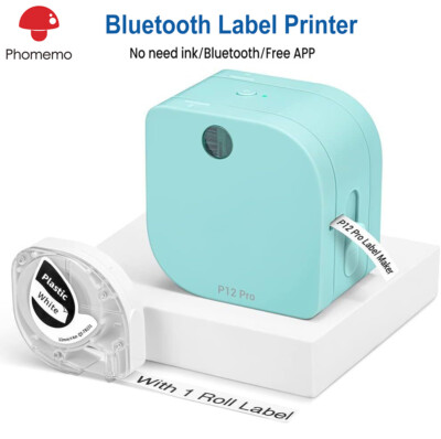 Bluetooth-Drucker Mit Band Label Maker Maschine Mini-Etiketten Drucker P12 PRO