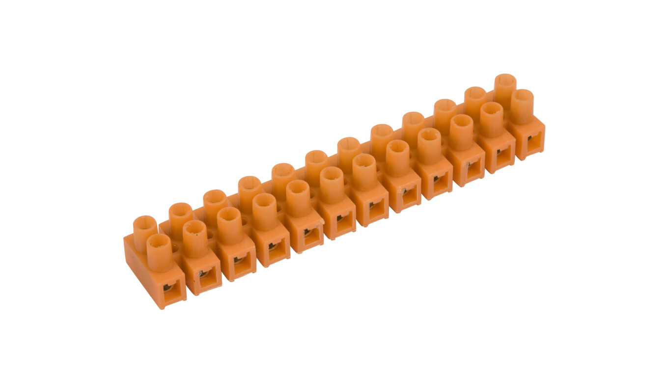 Threaded terminal strip 12-track 4mm2 orange LTF 12-4.0 21310108 /T2UK
