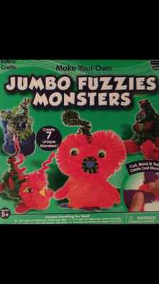 Jumbo Fuzzies Monsters - Curl, Bend and Twist. Make Your Own Monsters!