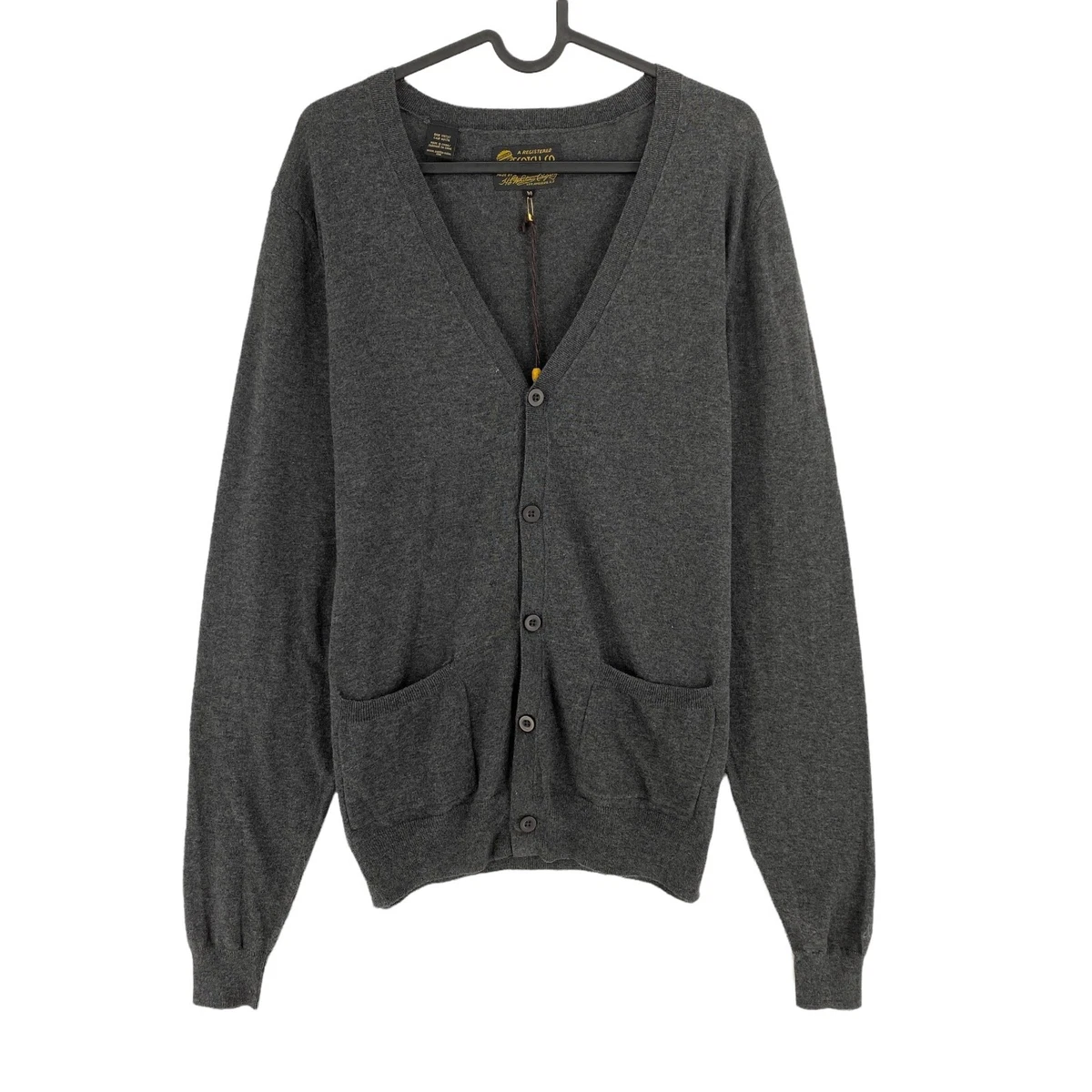 Grey store cotton cardigan