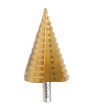 Large Step Drill Bit High Speed Steel Unibit Step Drilling Bit Set for Metal ...