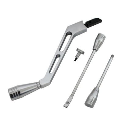 Polished Billet Aluminum GM Column Shifter Turn Signal Lever Hazard Tilt Kit