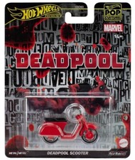NEW Hot Wheels Premium Pop Culture JBL70 Deadpool DEADPOOL SCOOTER 1:64 Die-Cast