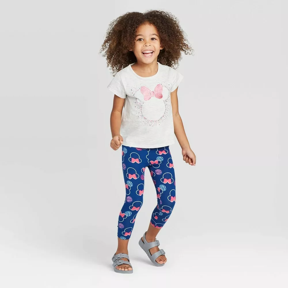 Minnie mouse top leggings toddler
