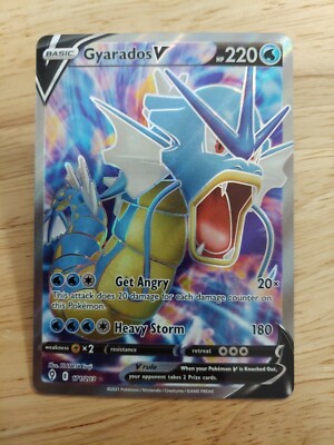 Gyarados V 171/203 Evolving Skies NM Full Art Ultra Rare Pokemon Card