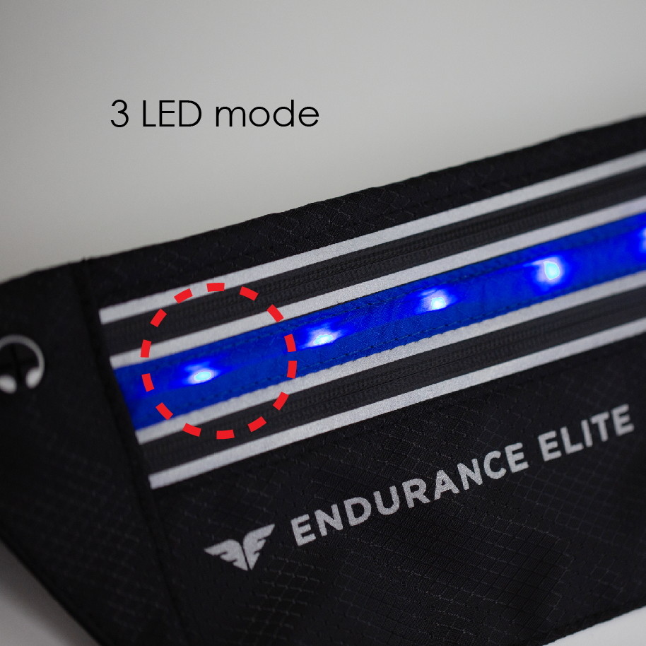 Cinturón deportivo ultraligero cinturón de teléfono con LED camping correr senderismo caminar