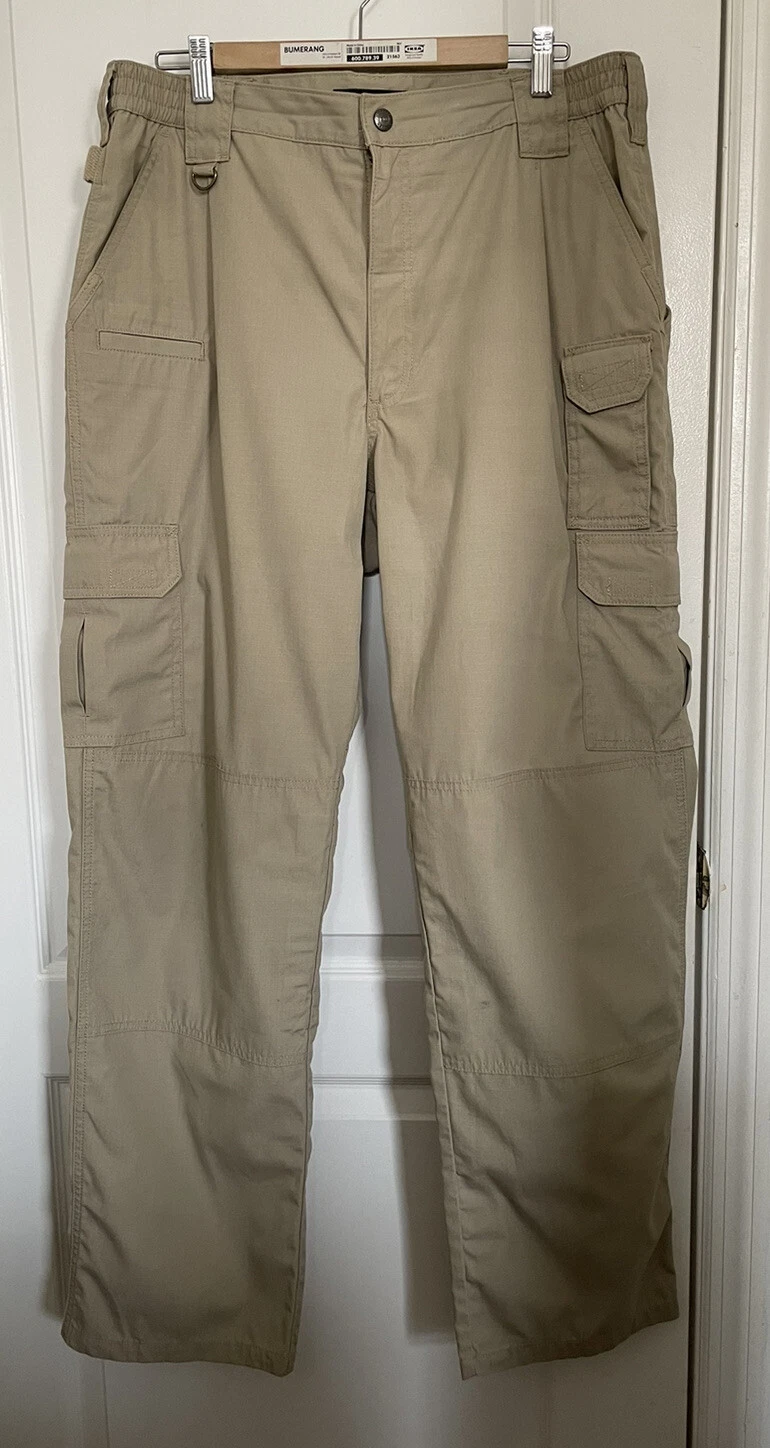5.11 Tactical Cargo Work Pants Men’s Size 38X34 Polyester/Cotton Beige