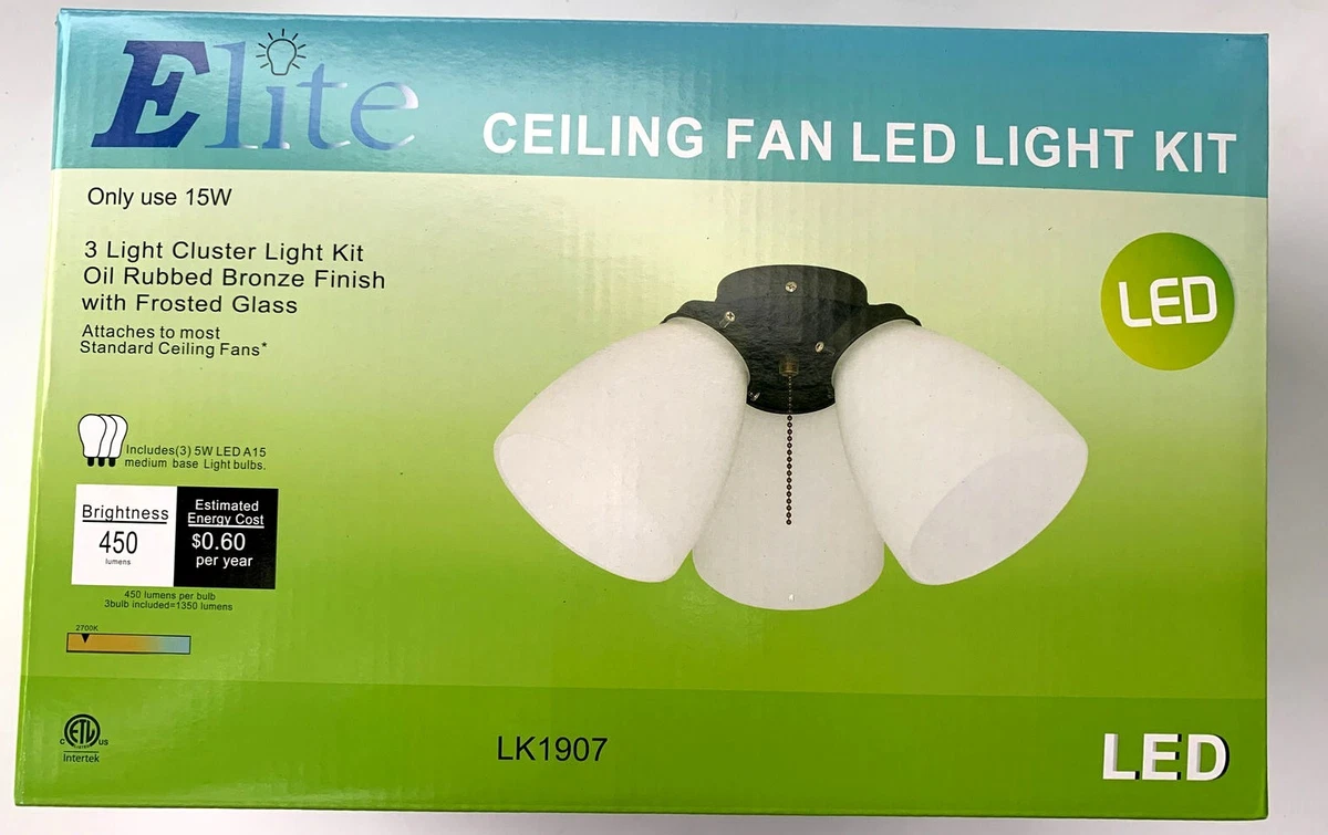 Intertek Ceiling Fan Light Kit Shelly Lighting