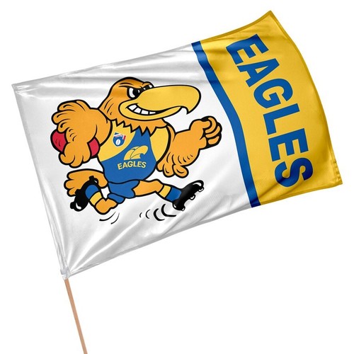 AFL Team Retro GAME DAY Flag Banner WITH Pole Fathers Day Man Cave Bar Work Gift - Picture 25 of 26
