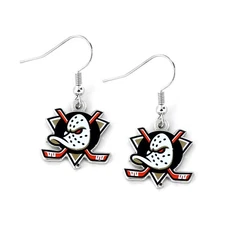 ANAHEIM DUCKS - TEAM LOGO - DANGLE EARRINGS BRAND NEW - NHL-ER-015-01