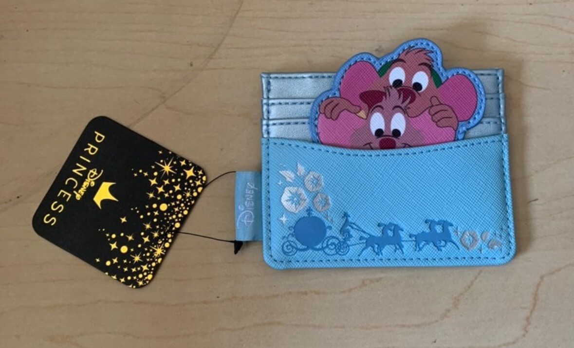 Loungefly Disney Gus Gus Cardholder Princess Cinderella NWT