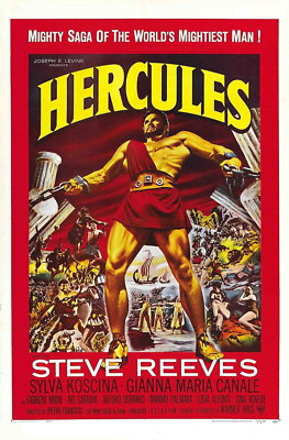 72555 HERCULES Movie 1958 Wall 36x24 POSTER Print | eBay