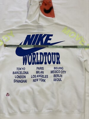 nike world tour white hoodie
