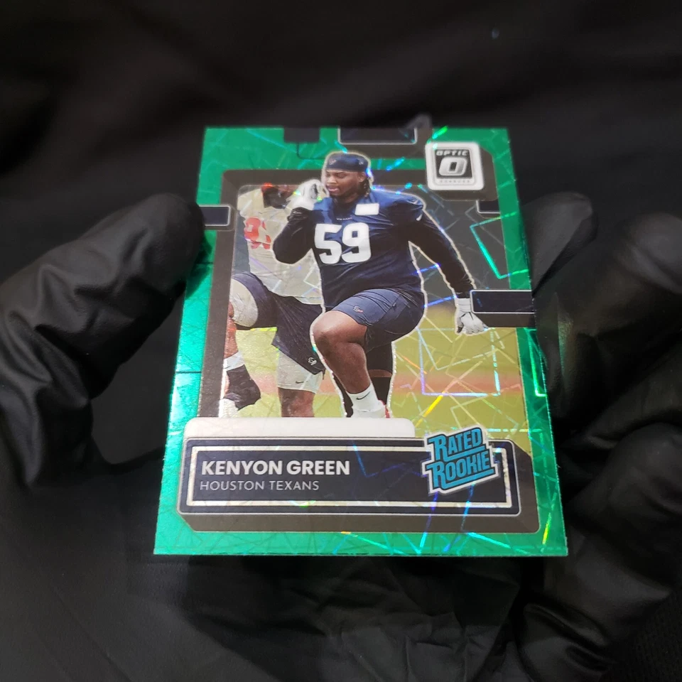 Kenyon Green 2022 Donruss Optic - Rated Rookie Green Velocity Prizm SSP Texans - Image 3 of 4