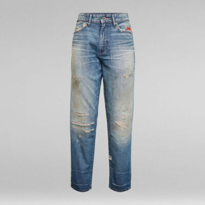 G-Star Damen Jeans Straight E Janeh Ultra High Mom Ankle Women Antic 28W/28L