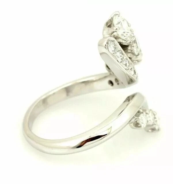 2Ct Round Cut Lab-Created Diamond 14k White Gold Plated Women's Engagement Ring - Image 2 of 4