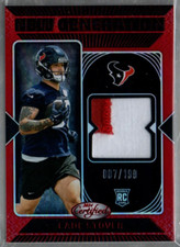 2024 Certified New Generation Jerseys Mirror Red #30 Cade Stover /199 