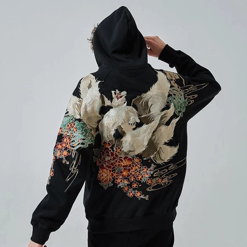 Nine tailed fox hoodie sale