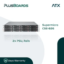 Supermicro 2U ATX Server Case 12 Bay 3.5" LFF SAS2 2x 920W PSU Storage NAS ZFS