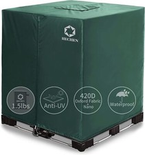 IBC Tote Cover,Zipper,Fit 275 Gallon Water Tank,420D Heavy Duty Nano Material...