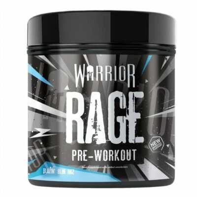 WARRIOR SUPPLEMENTS Warrior Rage Total Power Go To War Pre Workout Powder Nutrition Shake - 45 Srvg