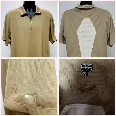 NIKE GOLF Men's GOLF Polo Shirt Sz XL ~ VENTED BACK ~ Tiger Woods PGA