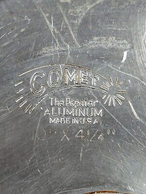 vintage Comet the popular alumninum 10x4 1/4 angel food cake vintage Comet the popular alumninum 10x4 1/4 angel food cake