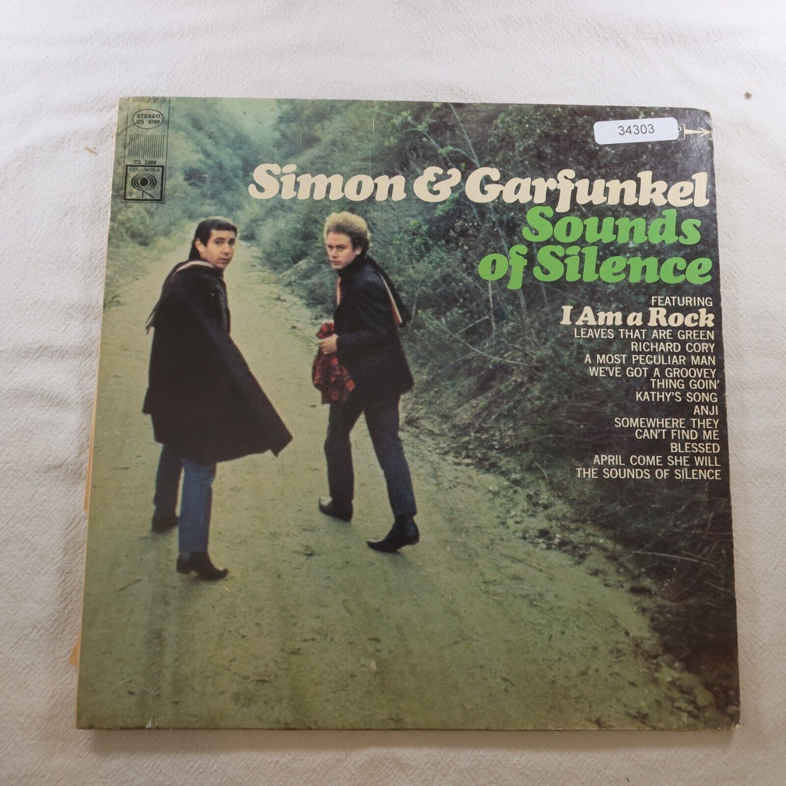Simon And Garfunkel Sounds Of Silence LP Vinyl Record Album