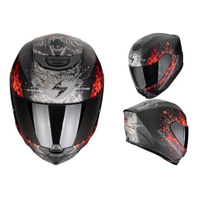 Motorcycle Helmet Integral Helmet - SCORPION EXO-391 WOLF - Pinlock  Prepared